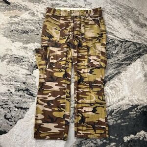 Vintage Game Winner Pants 40x32 Realtree Xtra Camo Cargo Double Knee Baggy